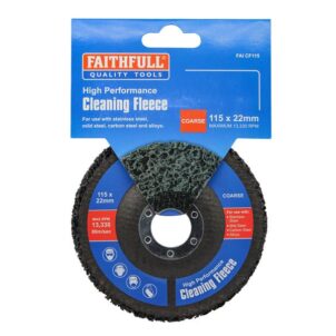 Cleaning Fleece Disc Coarse 115 x 22mm - Image 4