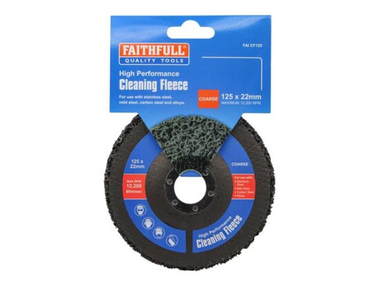 Cleaning Fleece Disc Coarse 125 x 22mm - Image 3