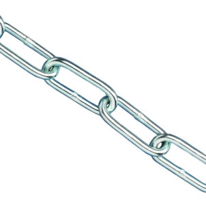 Zinc Plated Chain 2.5mm x 2.5m - Max. Load 50kg