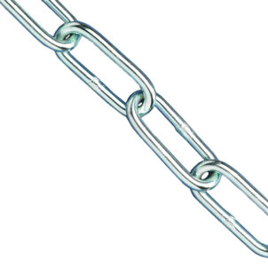 Zinc Plated Chain 4mm x 2.5m - Max. Load 120kg
