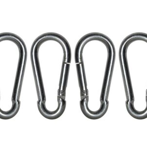 Fire Brigade Snap Hook 6mm Zinc Plated (Pack 4)