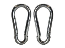 Fire Brigade Snap Hook 8mm Zinc Plated (Pack 2)