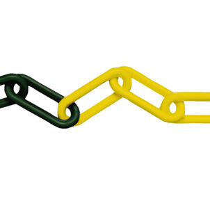 Plastic Chain 8mm x 12.5m Yellow / Black