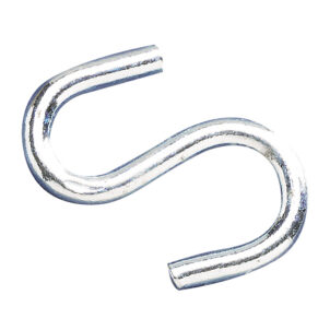 S-Hooks 5mm Zinc Plated (Pack 10)