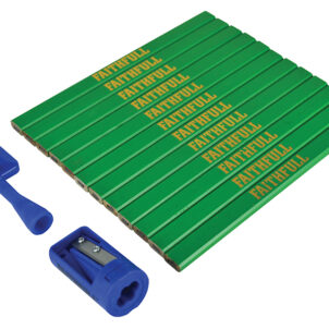 Carpenter's Pencil Kit Green / Hard (Pack 12)