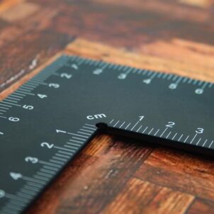 Black Steel Roofing Square  400 x 600mm (16 x 24in)