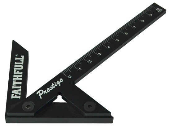 Prestige Centre Finder Gauge Black Aluminium 100mm