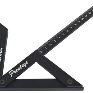 Prestige Centre Finder Gauge Black Aluminium 150mm