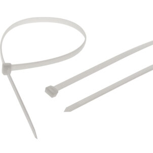 Heavy-Duty Cable Ties White 9.0 x 1200mm (Pack 10)