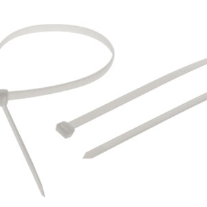 Heavy-Duty Cable Ties White 9.0 x 600mm (Pack 10)