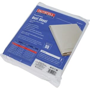 Heavy-Duty Polythene Dust Sheet 3 x 4m