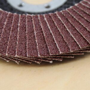 Aluminium Oxide Flap Disc 125 x 22mm 80 Grit - Image 2