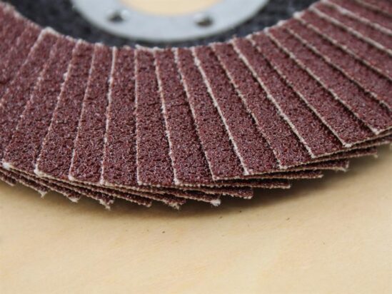 Aluminium Oxide Flap Disc 125 x 22mm 80 Grit - Image 2