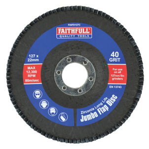 Abrasive Jumbo Flap Disc 127mm Fine