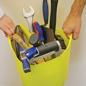 Flex Tub 42 litre - Yellow - Image 3