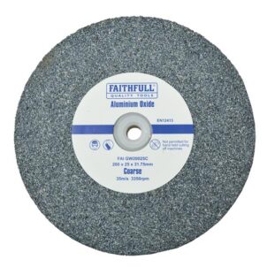 General Purpose Grinding Wheel 200 x 25mm Coarse Alox