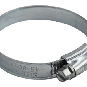 2X Hose Clip - Zinc MSZP 45 - 60mm