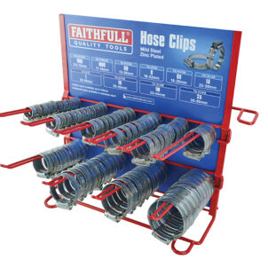 Hoseclip Display C/W Stock 100Pc
