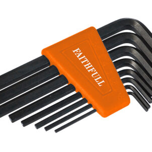 Metric Short Arm Hexagon Key Set, 8 Piece