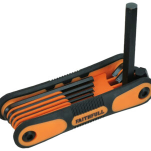 Metric Folding Hexagon Key Set, 8 Piece