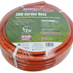 Prestige Heavy-Duty Garden Hose 30m 12.5mm (1/2in) Diameter