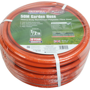 Prestige Heavy-Duty Garden Hose 50m 12.5mm (1/2in) Diameter