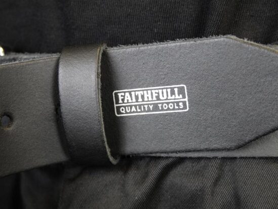 Heavy-Duty Leather Belt Black - Image 3