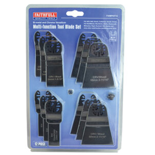 Multi-Function Tool Blade Set, 12 Piece