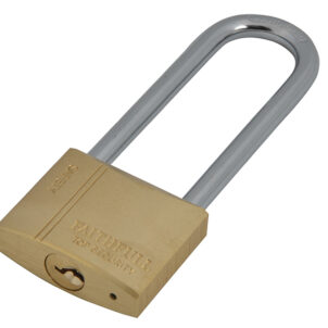 Brass Padlock 40mm Long Shackle 3 Keys - Image 2