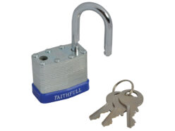 Laminated Steel Padlock 40mm 3 Keys