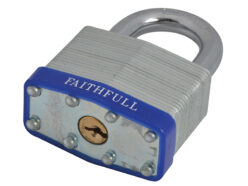 Laminated Steel Padlock 50mm 3 Keys