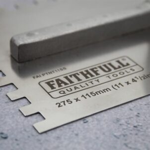 Prestige Notched Trowel 275 x 115mm (11 x 4.1/2in) 6mm Notch - Image 5