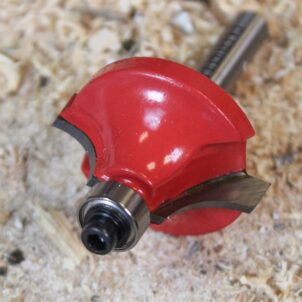 Router Bit TCT 9.5mm Rounding Over 1/4in Shank