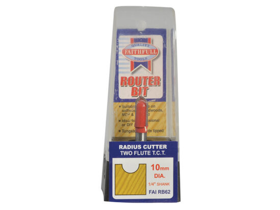 Router Bit TCT Radius 5.0 x 18mm 1/4in Shank