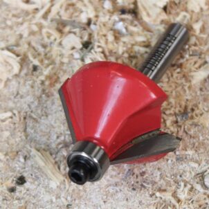 Router Bit TCT 45° Chamfer 1/4in Shank