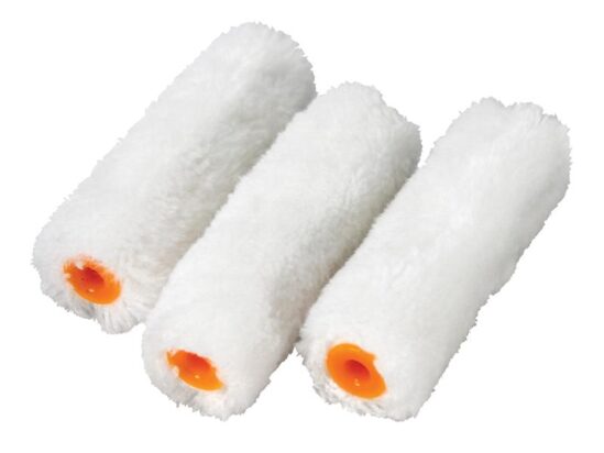 Medium Pile Mini Roller Refills 100mm (4in) Pack of 10