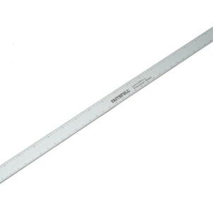 Aluminium Flat Rule 1m/39in