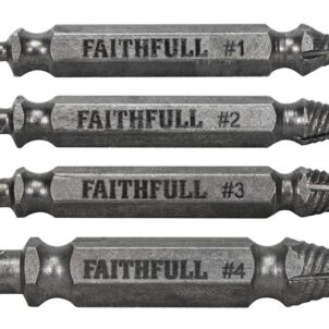 Screw Extractor Set, 4 Piece