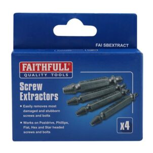 Screw Extractor Set, 4 Piece - Image 3