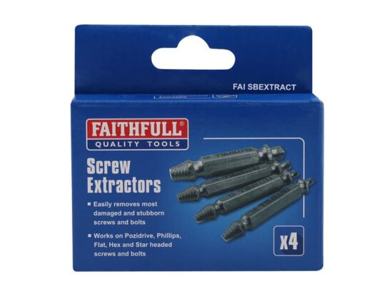 Screw Extractor Set, 4 Piece - Image 3