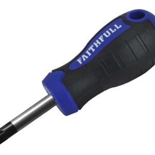 Soft Grip Stubby Screwdriver Pozidriv Tip PZ2 x 38mm