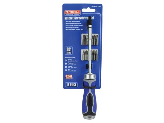 Ratchet Screwdriver Set, 13 Piece - Image 2