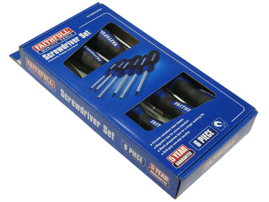 Boxed Soft Grip Screwdriver Set, 6 Piece - Image 3