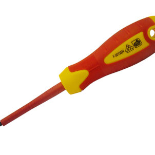 VDE Soft Grip Screwdriver Parallel Slotted Tip 5.5 x 125mm