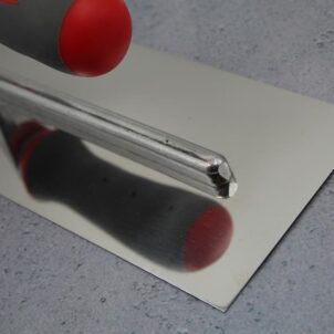 Flooring Trowel Stainless Steel Soft Grip Handle 16 x 4in - Image 4