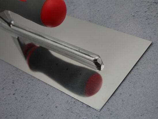 Flooring Trowel Stainless Steel Soft Grip Handle 16 x 4in - Image 4
