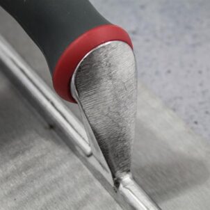 Notched Trowel V 3mm Soft Grip Handle 11 x 4.1/2in