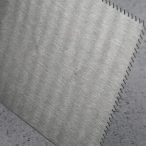 Notched Trowel V 3mm Soft Grip Handle 11 x 4.1/2in - Image 2