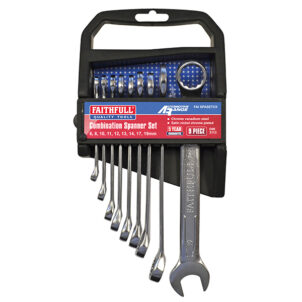Chrome Vanadium Combination Spanner Set, 9 Piece