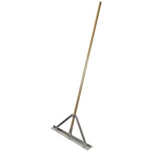 Aluminium Builder's Spazzle with Wooden Handle